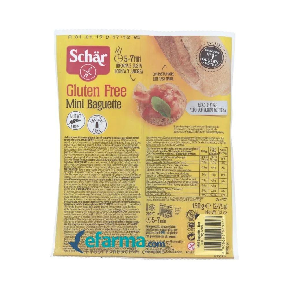 Schar Mini Baguette Precotte Senza Glutine 2x50 g