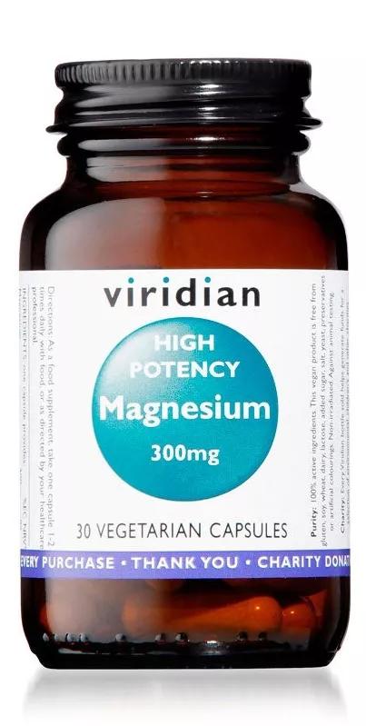 Viridian Magnesio de Alta Potencia 300mg 30 Cápsulas