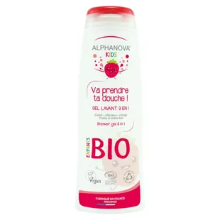 Alphanova Kids Gel Doccia alla Fragola Biologico 250ml