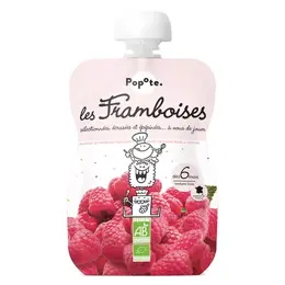 Popote Les Fruits Gourde Framboise +6m Bio 120g