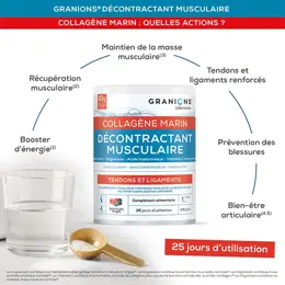 Granions Décontractant Musculaire Collagène Magnésium Hyaluronique Vit C 288g