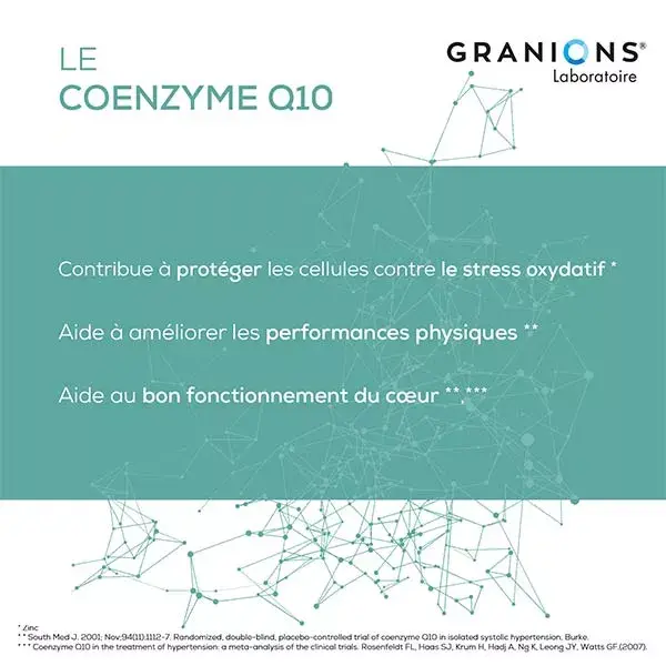 Granions Coenzyme Q10 120mg 30 gélules