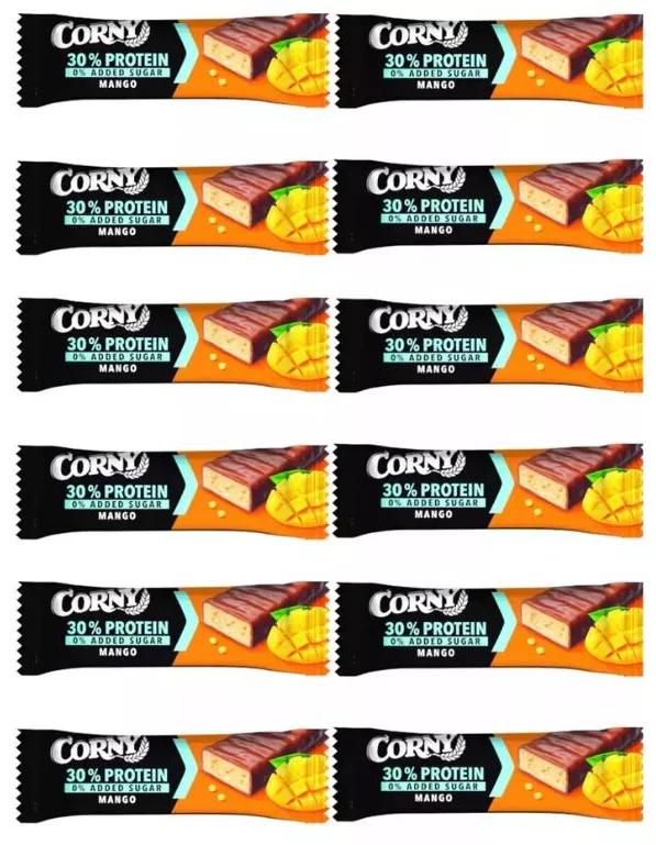 Corny Protein Mangoreep met Chocolade 0% Toegevoegde Suiker 12x50 gr