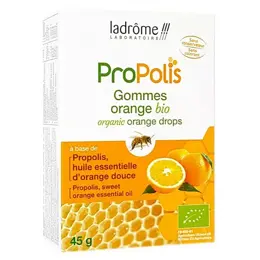 Ladrôme Propolis Gommes Orange Bio 45g