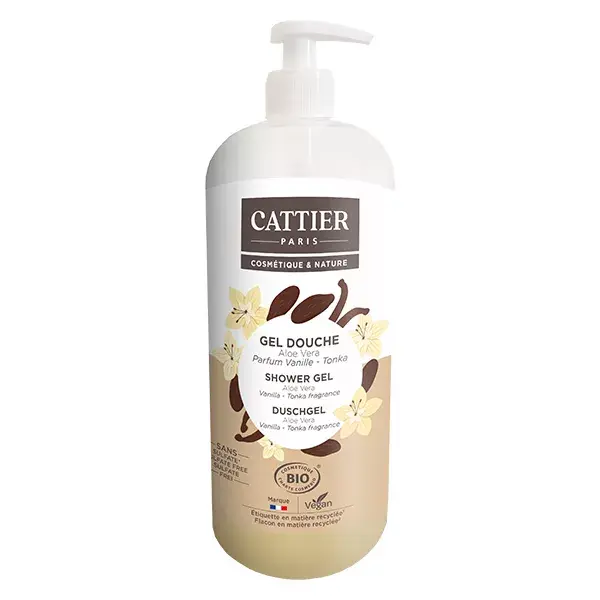 Cattier Shower Gel Vanilla Tonka Organic 1L