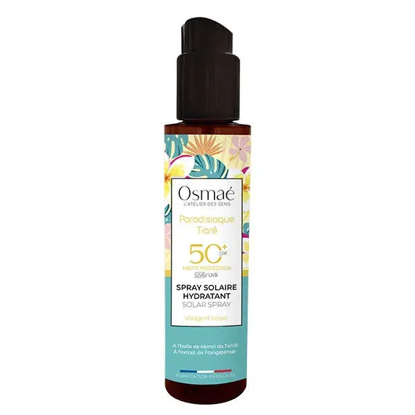 Osmaé Spay Solaire SPF50+ Paradisiaque 150ml