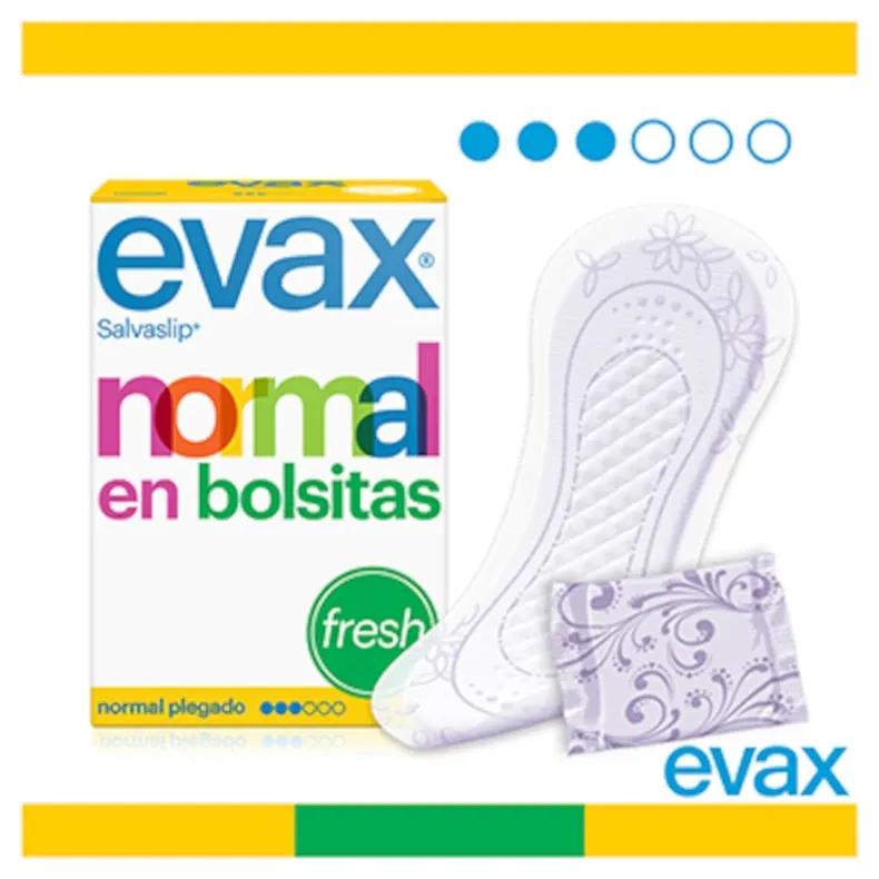 Evax Protège-slips Normal Fresh en sachets 2x40 unités