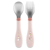 Chicco Stainless Steel Cutlery Set Pink +18m