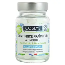 Coslys Dentifrice Fraîcheur à Croquer Bio 120 pastilles