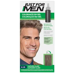 Just For Men Shampoo man dye coloring mens shampoo chestnut clear