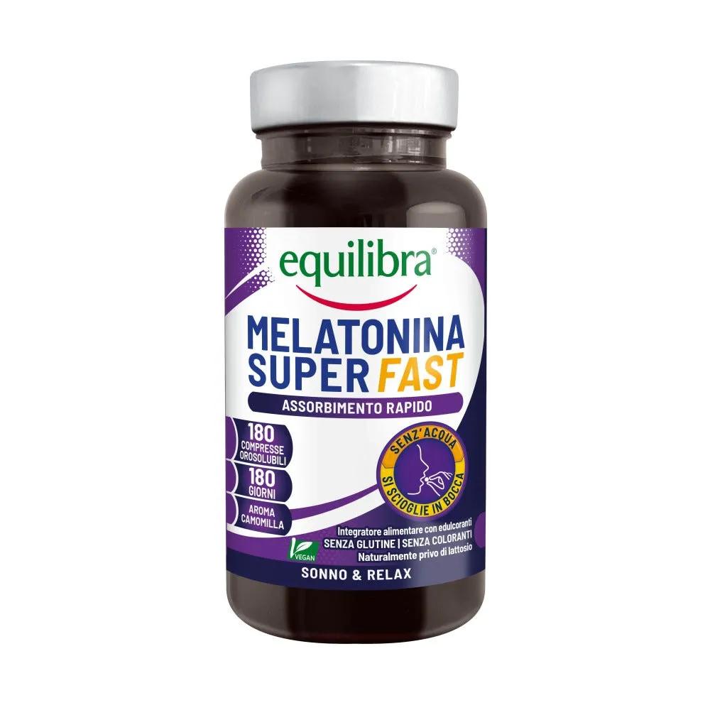 Equilibra Melatonina Super Fast Integratore Per Il Sonno 180 Compresse