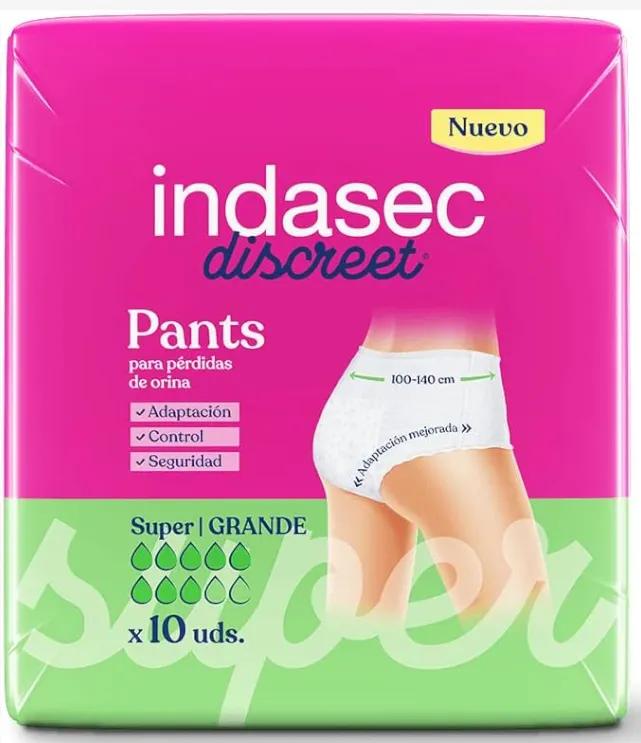 Indasec Pant Super T/G 10 stuks