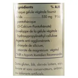 Solgar Vitamine B5 -Acide Pantothénique- 550mg 50 gélules végétales