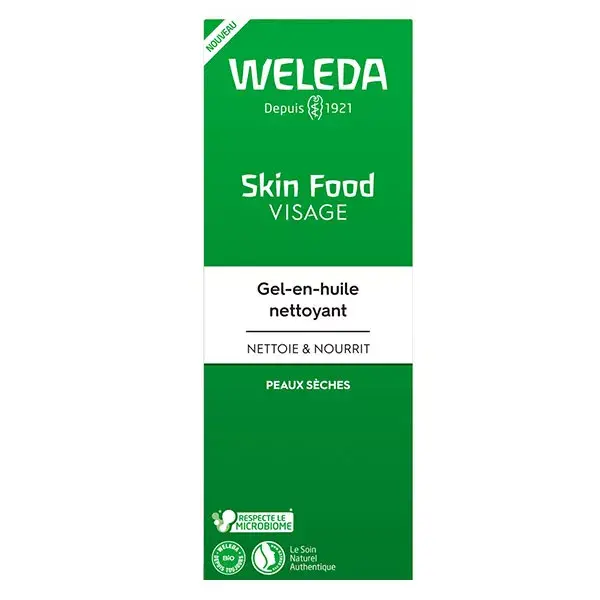 Weleda Skin Food Gel-En-Huile Nettoyant Bio 75ml