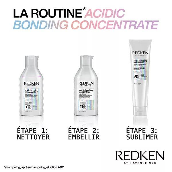 Après-shampoing Réparateur Redken Acidic Bonding Concentrate 300ml - Neuf Pour Cheveux Abîmés