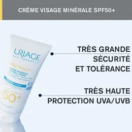 Uriage Bariésun Crème Solaire Minérale SPF50+ Sans Parfum 100ml