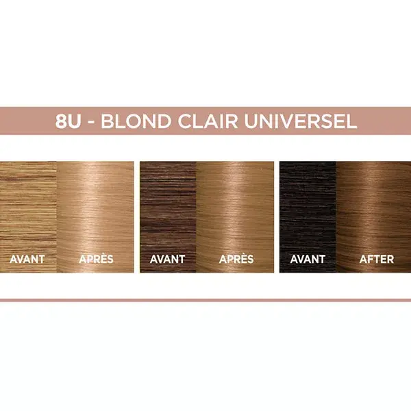 L'Oréal Paris Excellence Universal Nudes Cream Colour N°8 Light Blonde