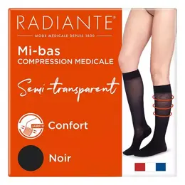 Radiante Microvoile Chaussettes Jarfix Classe 2 Moyen Taille 2 Noir