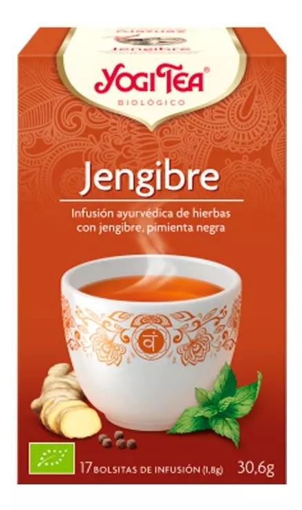 Yogi Tea Infusão Gengibre 17 Saquetas