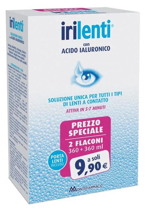 Irilenti Soluzione Unica Lenti A Contatto Morbide Duo Pack 360 ml + 360 ml