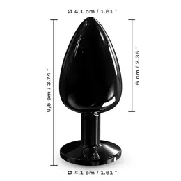 DORCEL DIAMOND PLUG BLACK L