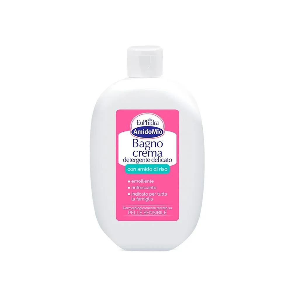 Euphidra AmidoMio Bagno Crema All'Amido di Riso Detergente Lenitivo 400 ml