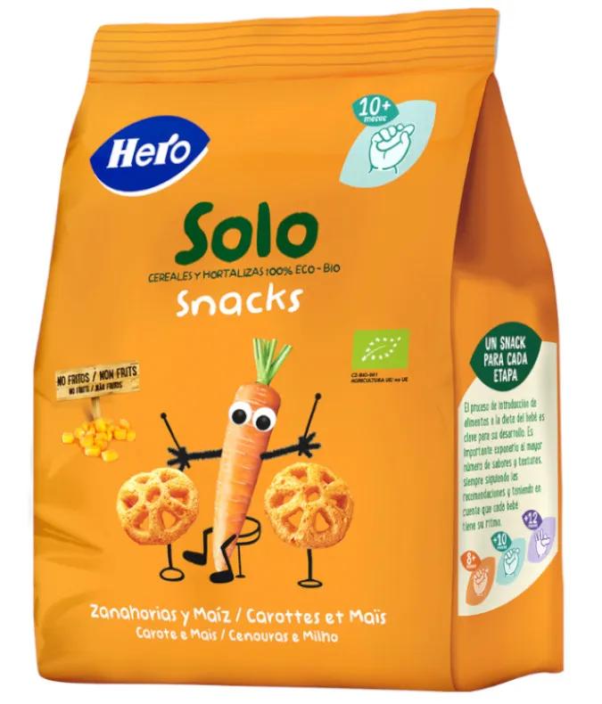 Hero Solo Snacks Wortel en Maïs + 10m 50 Gr