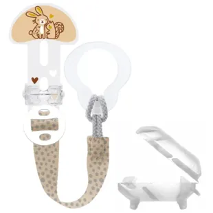 Mam Brooch Clip It! with Rabbit and Elephant Ribbon