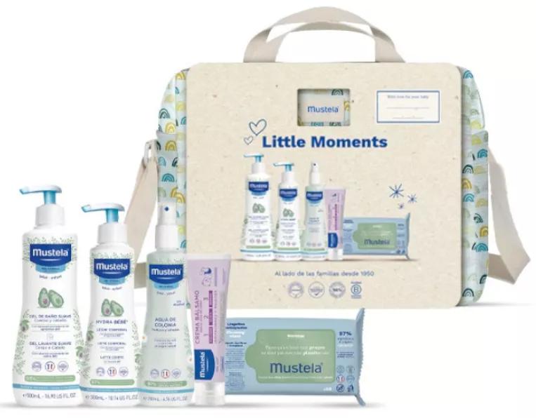 Imagen de Mustela Bolsa de Paseo Little Moments Arcoíris 5 Productos de Higiene