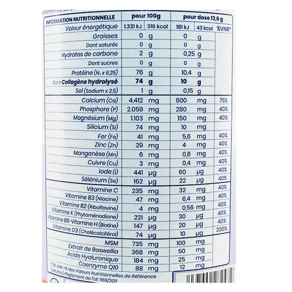 Colpropur Lady Pêche Phoscollagen 25 doses 340g
