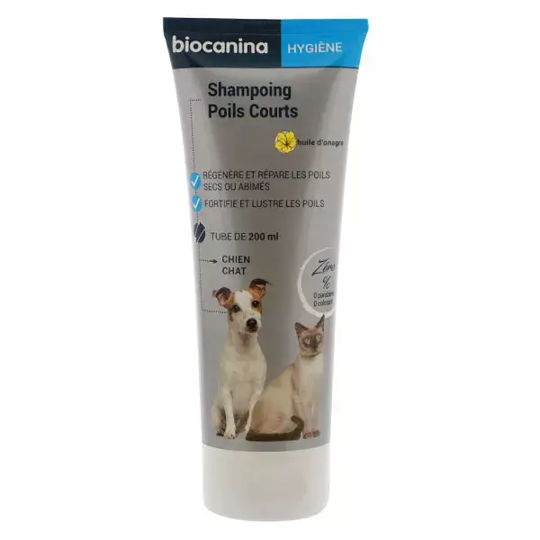  Biocanina Shampoo for Short Haired Dogs and Cats 200ml