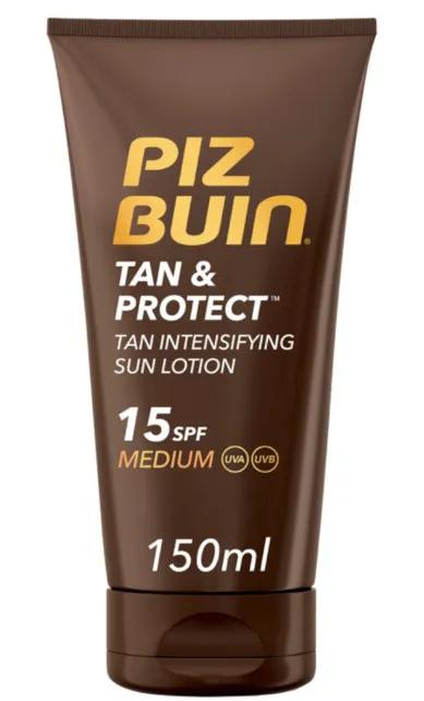 Piz Buin Tan & protect booster SPF15 Sun lotion 150ml