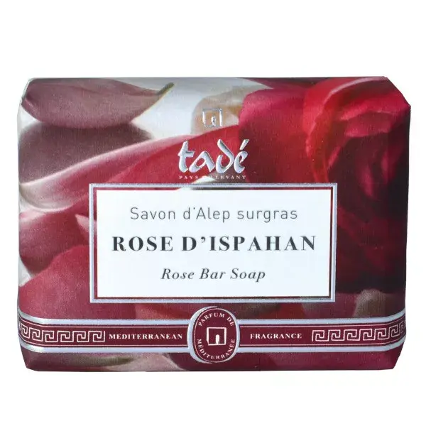 Tadé Méditerranée Jabón de Alepo Surgras Rosa de Isfahan 100g