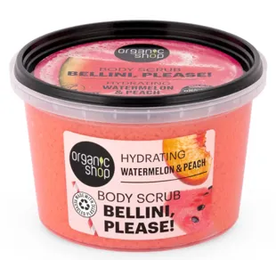 Organic Shop Hydrating Body Scrub Watermelon and Peach 250 ml