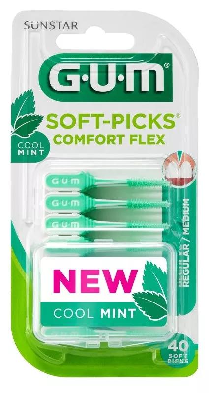 Stick interdentali in gomma Extra Comfort Flex Menta 40 unità