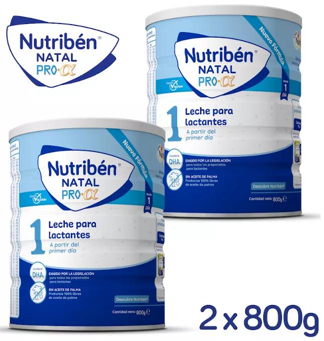 Nutribén Natal ProAlfa 1 Leche de Inicio 2x800 gr