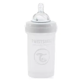 Twistshake Biberon Anti-Colique Blanc +0m 180ml