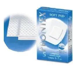 Safety Soft Pad Medicazione Adesiva Sterile 5x7 cm 5 Pezzi