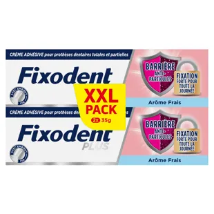 Fixodent Pro Plus Fresh Barriera Particellare - 57 g