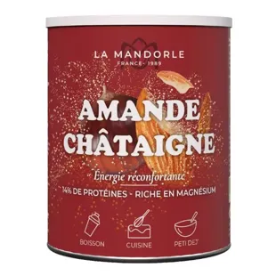 La Mandorle Latte di Mandorla Istantaneo in Polvere Castagna Bio 400g