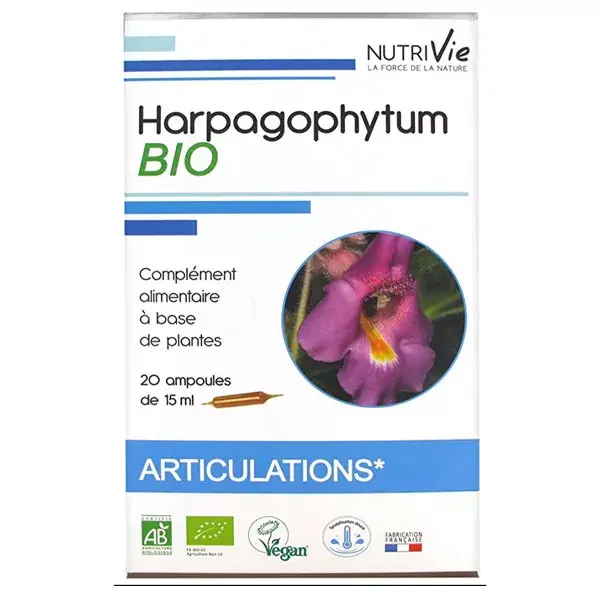 Nutrivie Harpagophytum Bio Integratore Alimentare 20 fialette