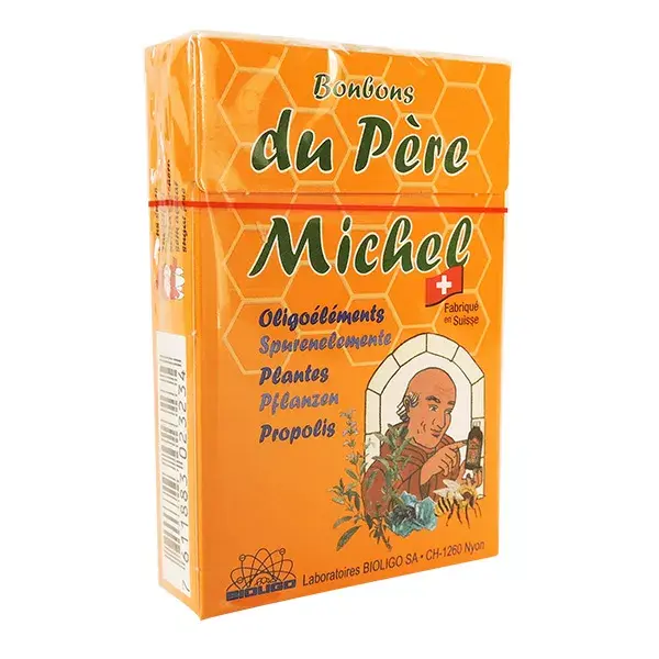 Bioligo - Bonbons du Père Michel - Oligoelementi & Propolis - 47g