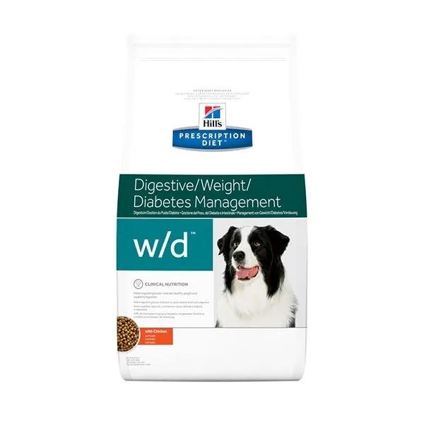 Hill's Prescription Diet W/D Diabetes Care Crocchette Pollo Per Cani 1,5Kg