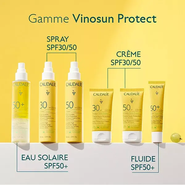Caudalie Vinosun Protect Eau Solaire Très Haute Protection SPF50+ 150 ml