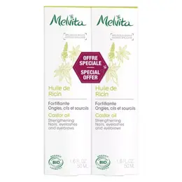 Melvita Huile de Ricin Lot de 2 x 50ml