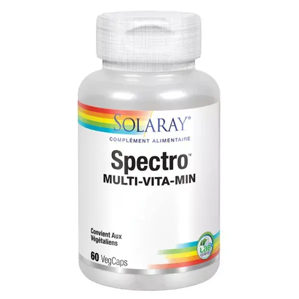 Solaray Spectro Multi-Vita-min 60 capsulas Vegetales 