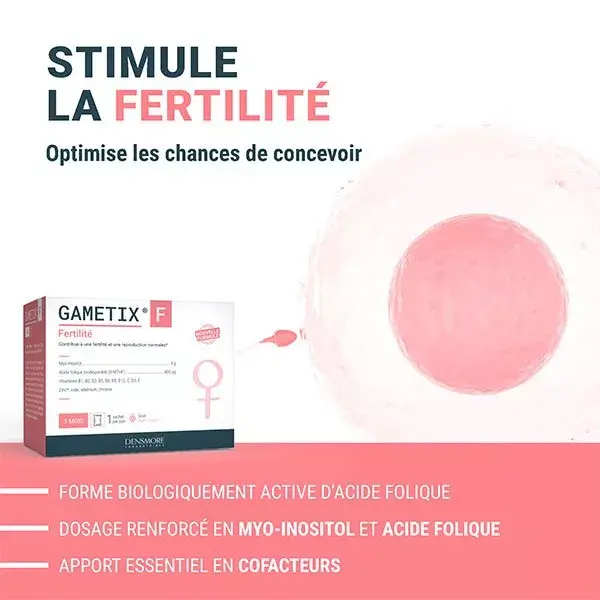 Densmore Gametix F Booste la Fertilité Cure 2 mois (Lot 2x1 mois)