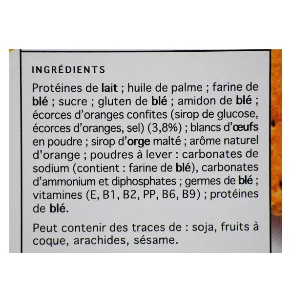 Protifast En-Cas Hyperprotéiné Orange 20 biscuits