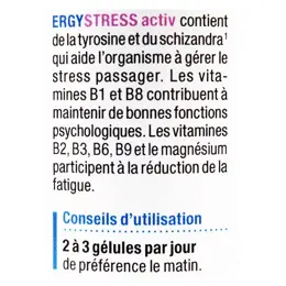 Nutergia ErgyStress Activ 60 gélules