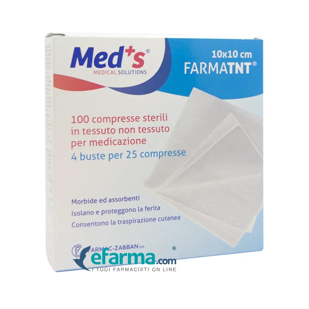 Med's Compresse Di Garza Sterile TNT 10 x 10 cm 100 Pezzi